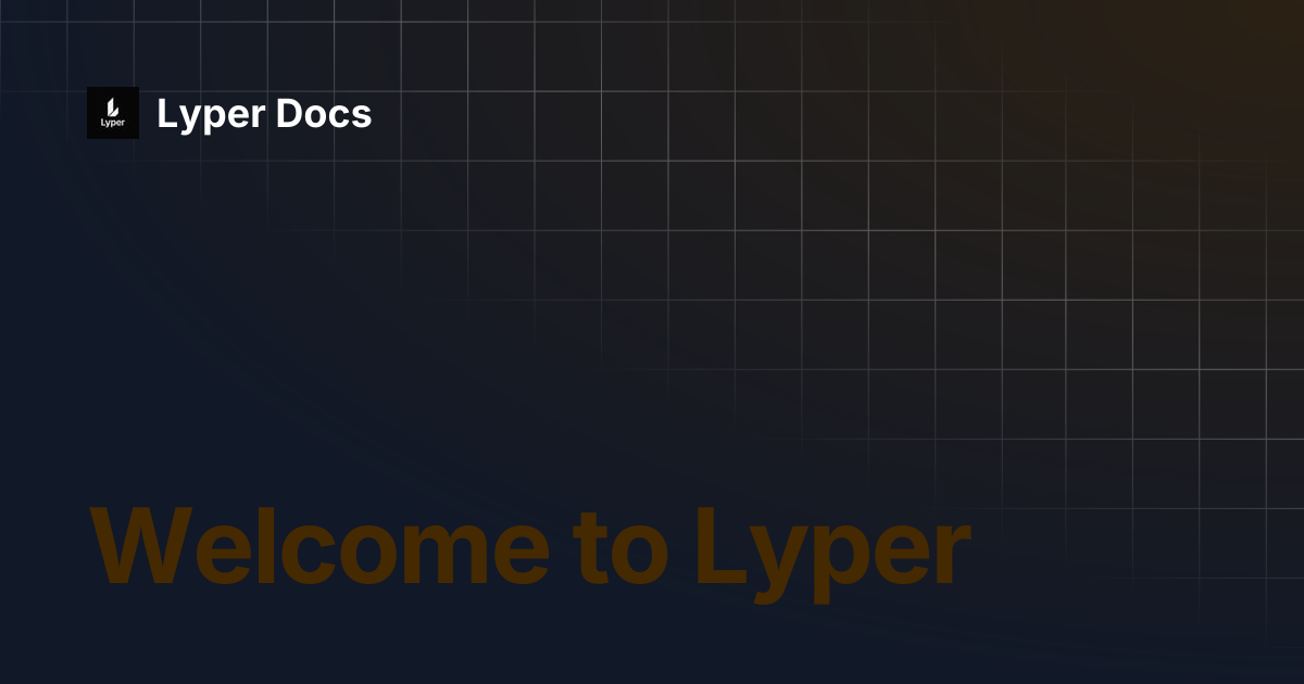 Welcome to Lyper | Lyper Docs